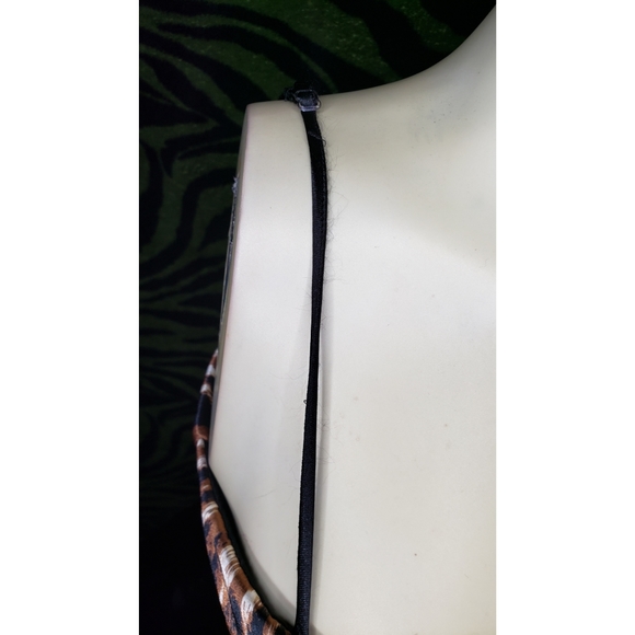 Formal leopard print gathered mini dress - Picture 3 of 6